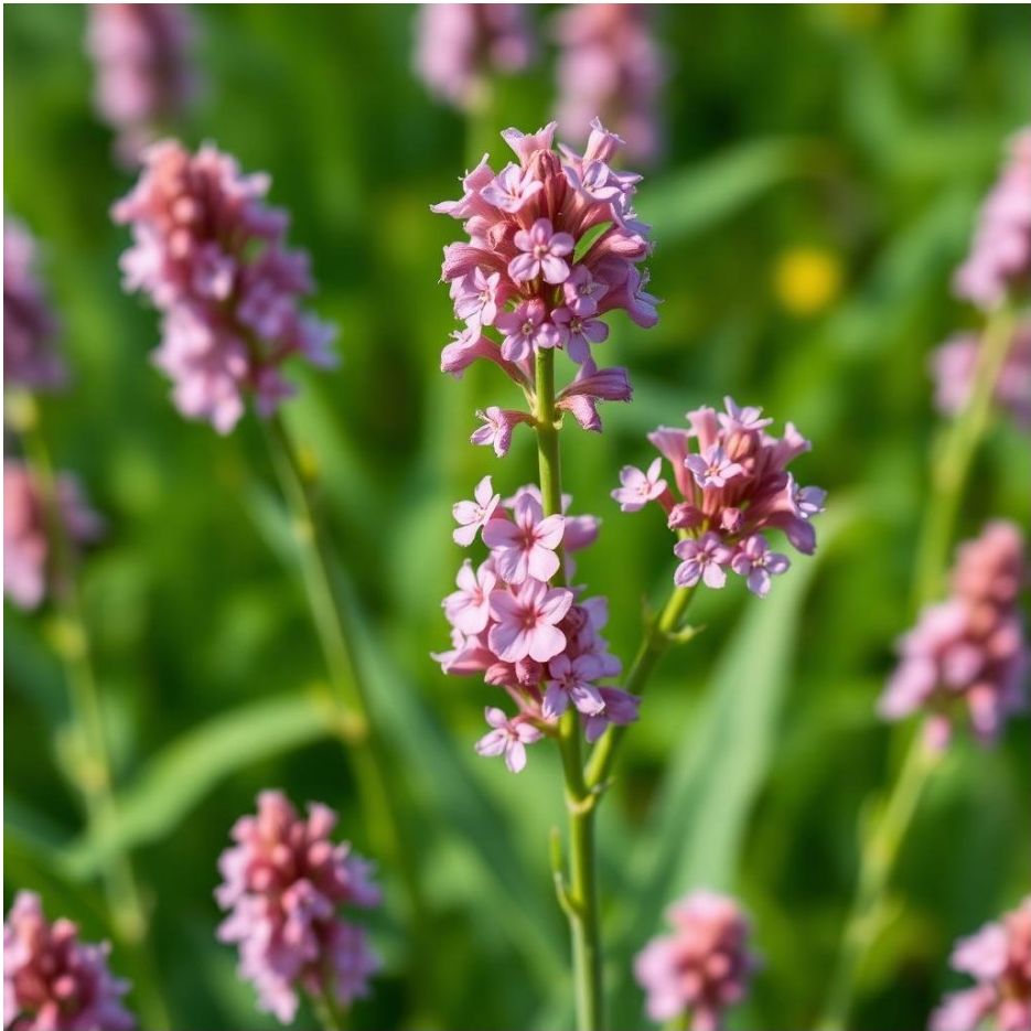 Pink clusters of swamp milkweed